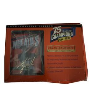 NIB Wheaties Tiger Woods 24K Gold Signature Certificate of Authenticity